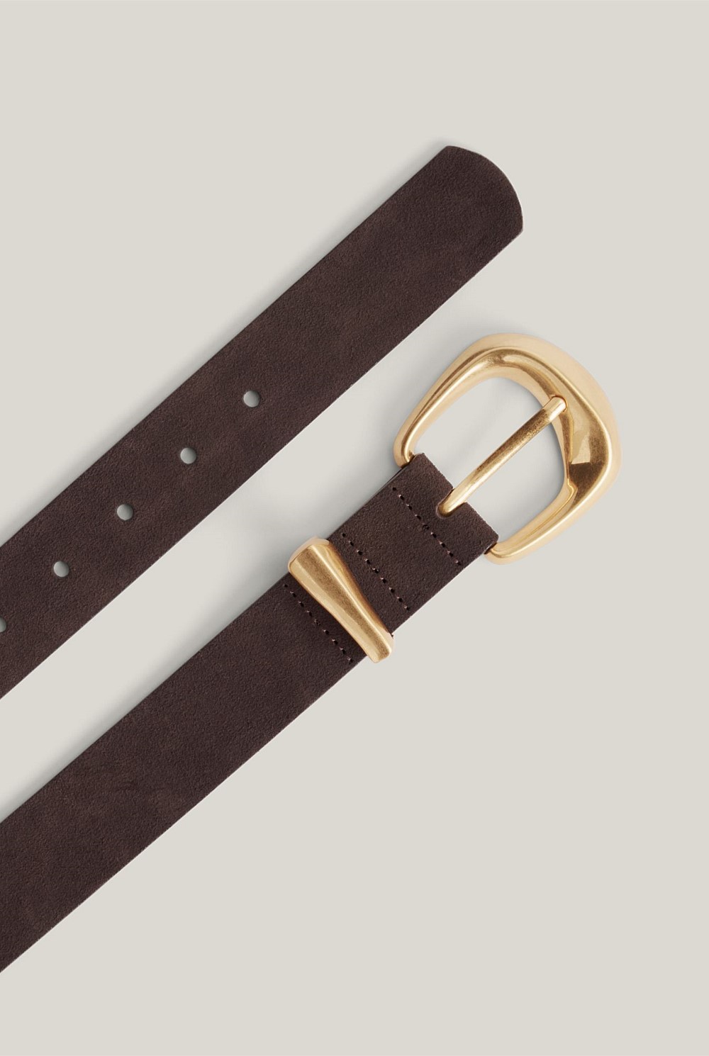 Hailee Organic Suede Belt