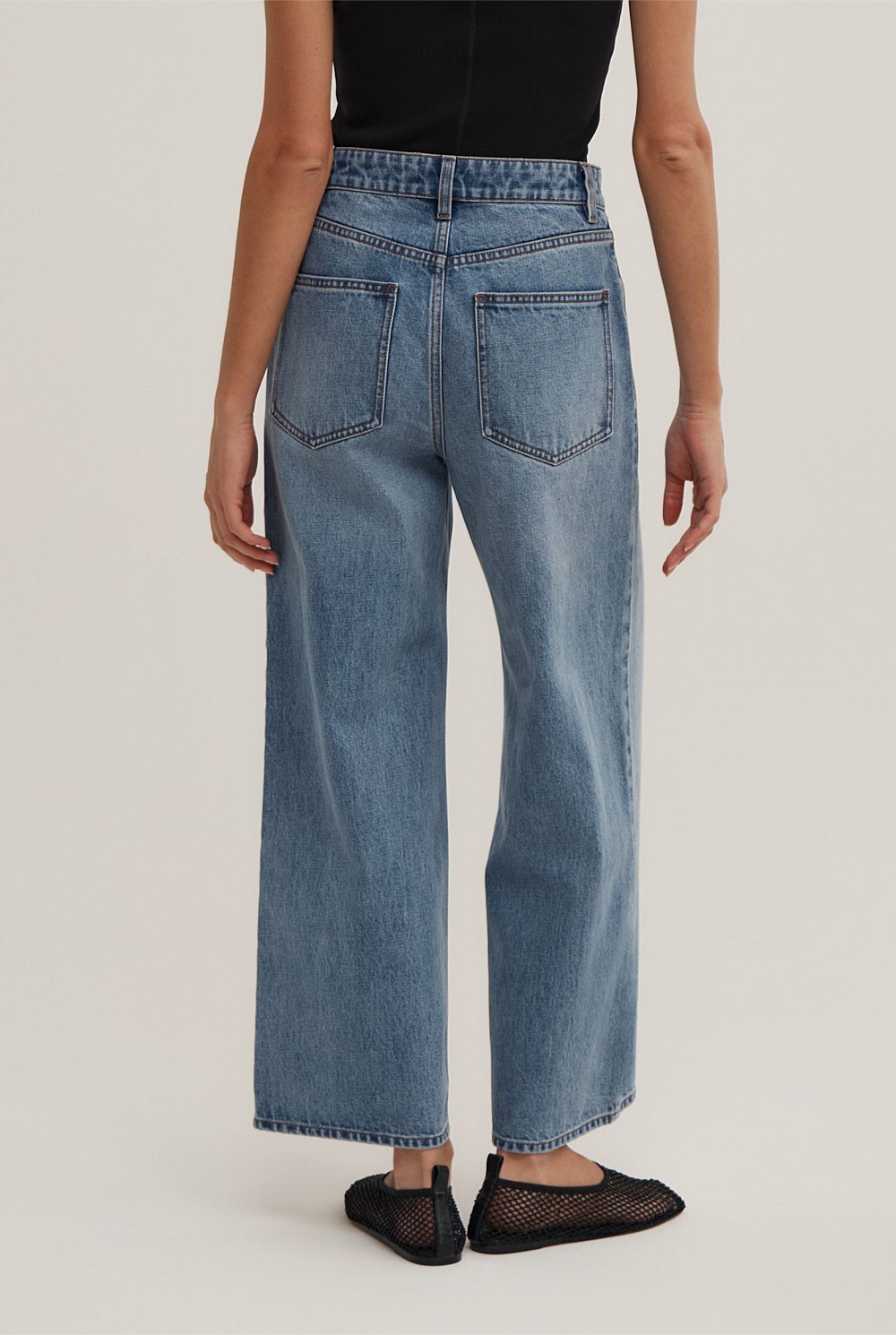 Wide Leg Crop Jeans