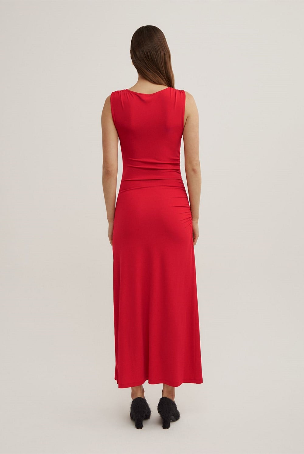 Shoulder Gather Dress