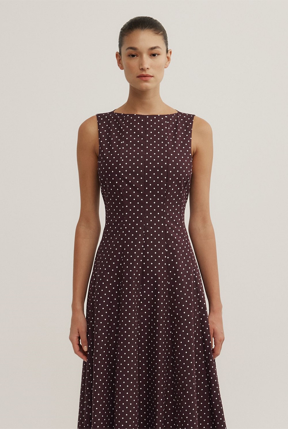 Panelled Midi Dress