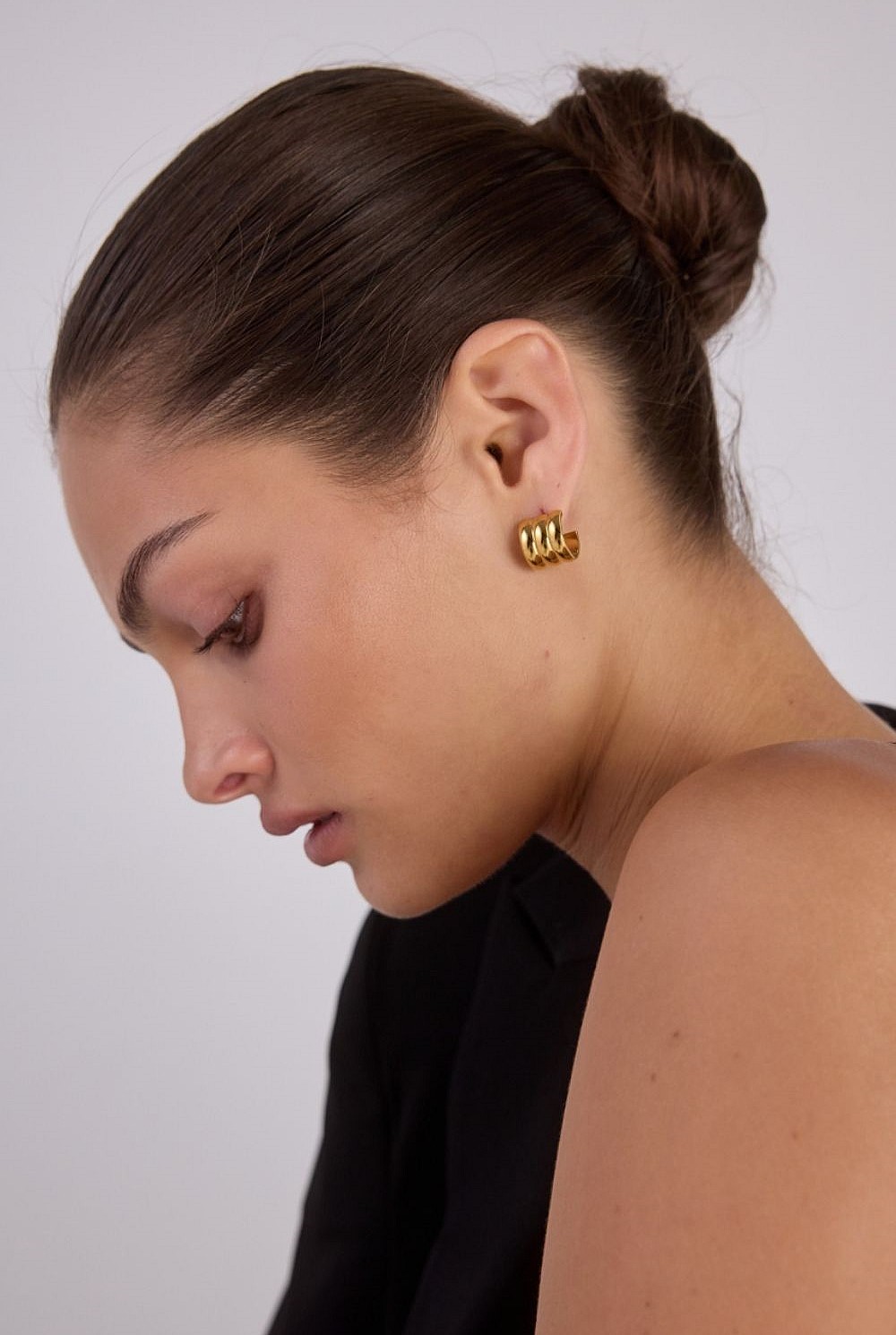 Liv Hoop Earrings | 18k Gold