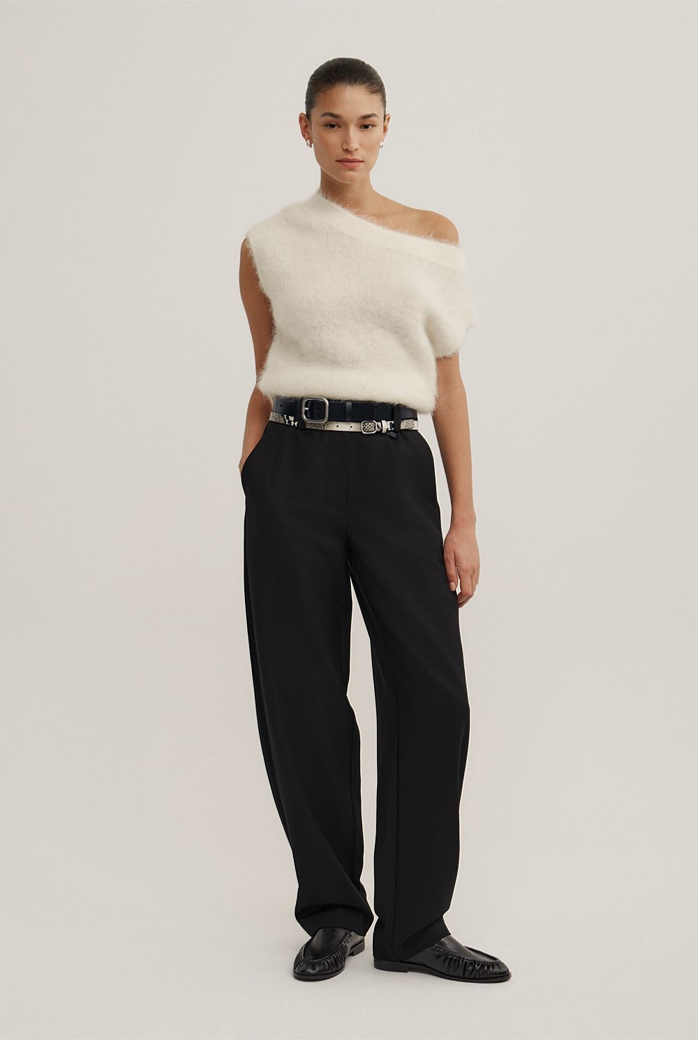Asymmetric Fluffy Top