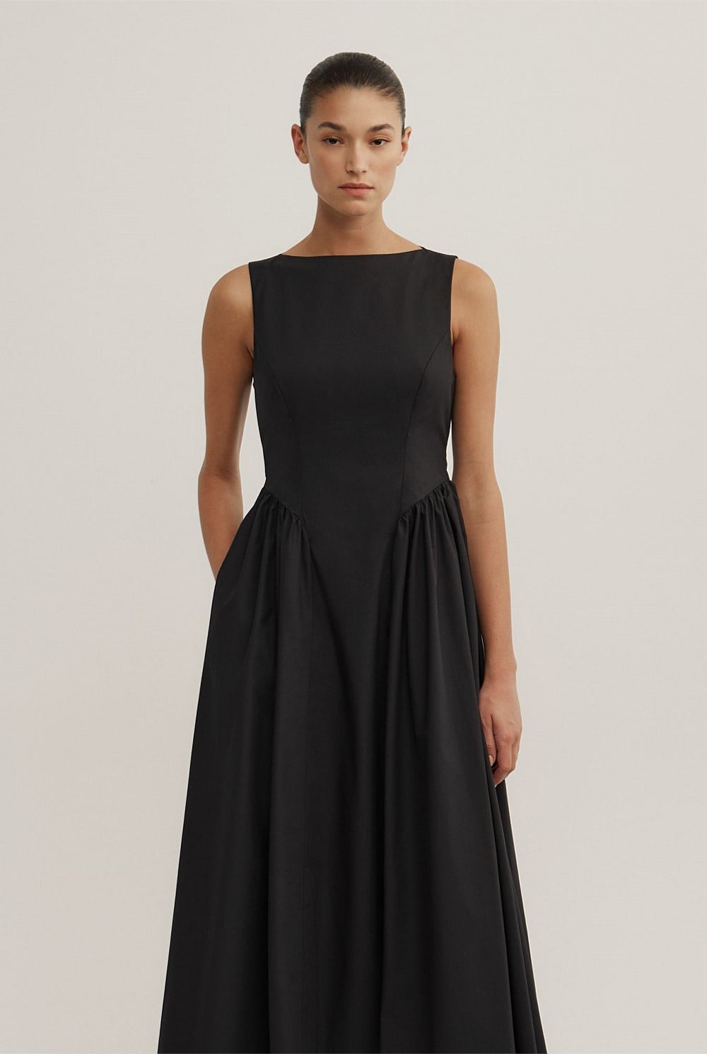 Basque Panel Dress