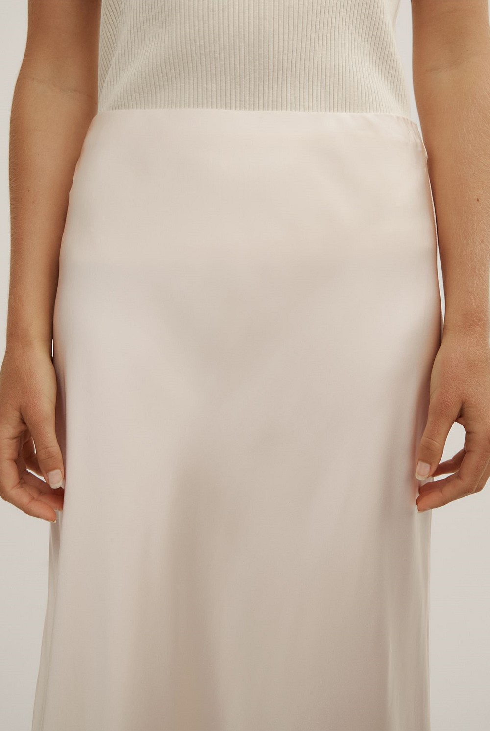 Bias Slip Skirt