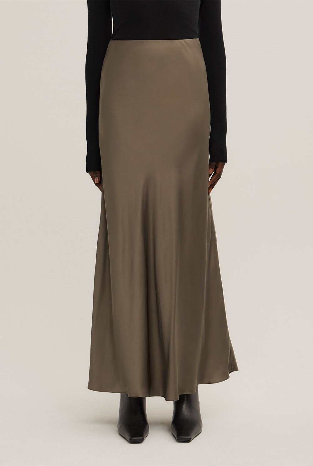Bias Slip Skirt