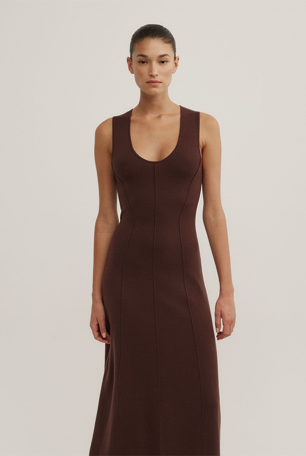 Scoop Knit Dress