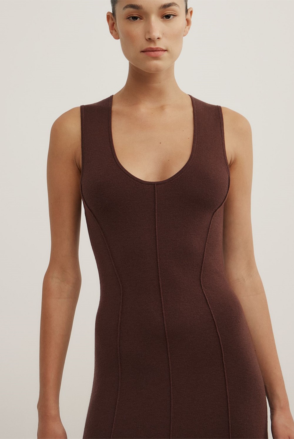 Scoop Knit Dress