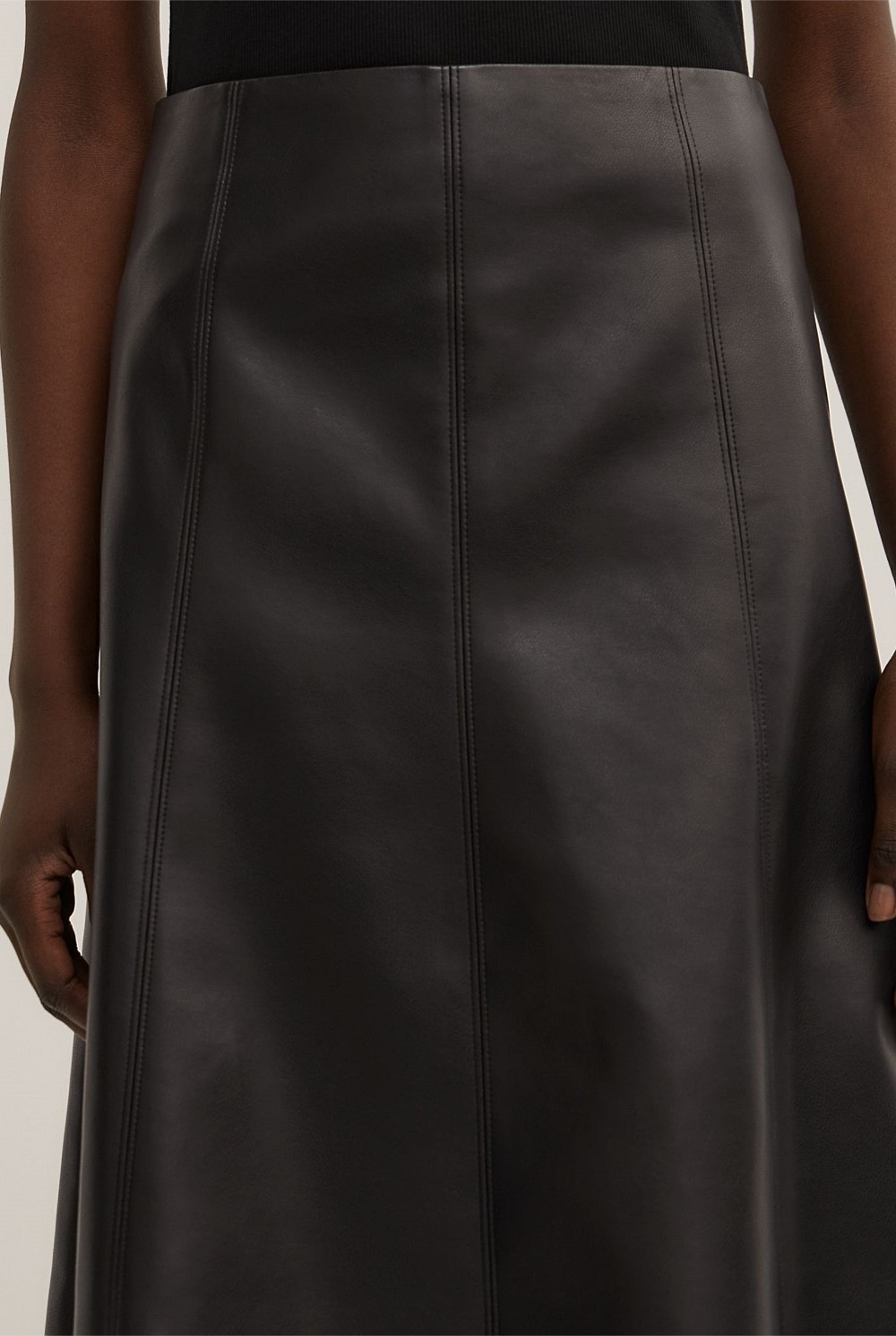 PU Panel Skirt