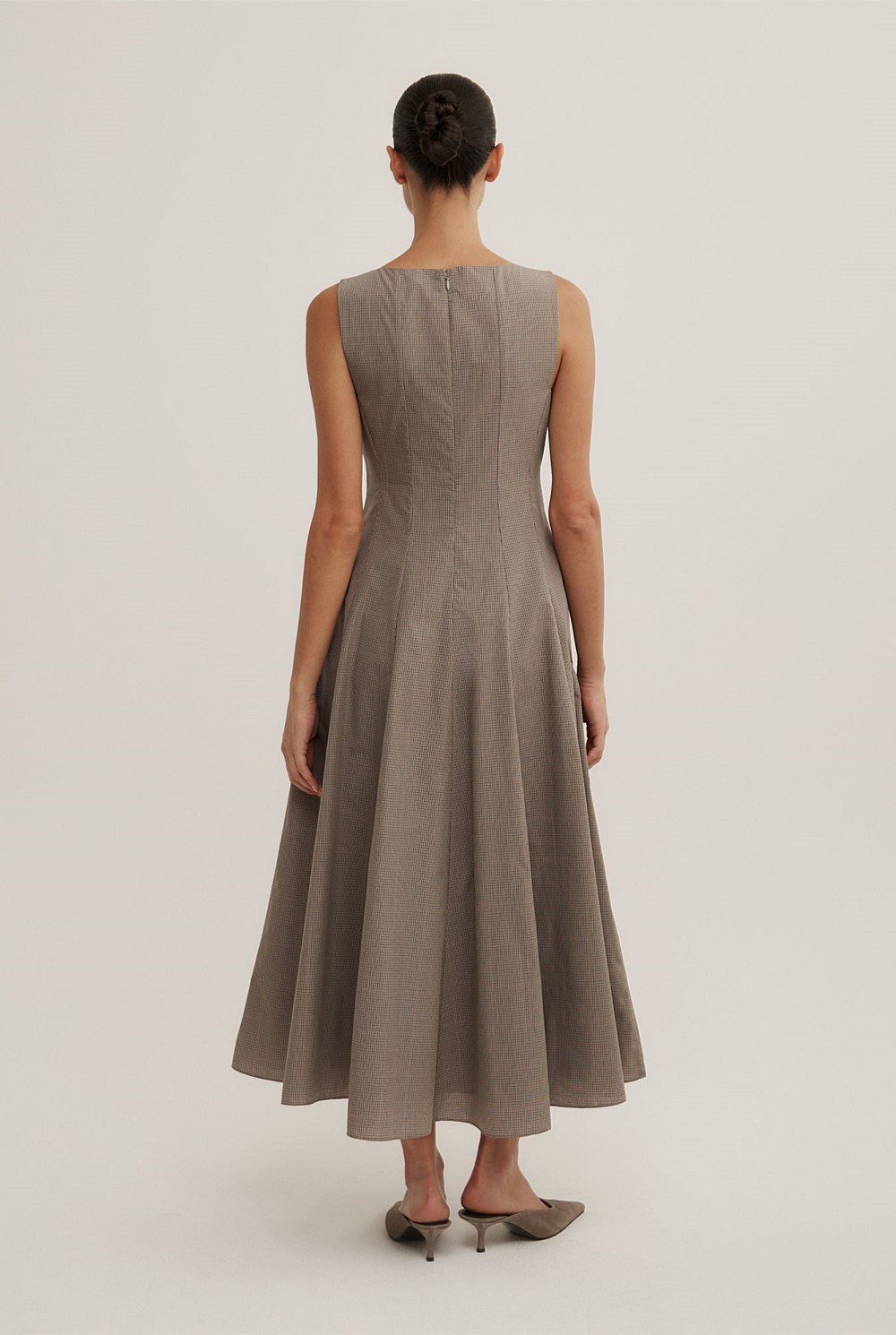 Panelled Midi Dress