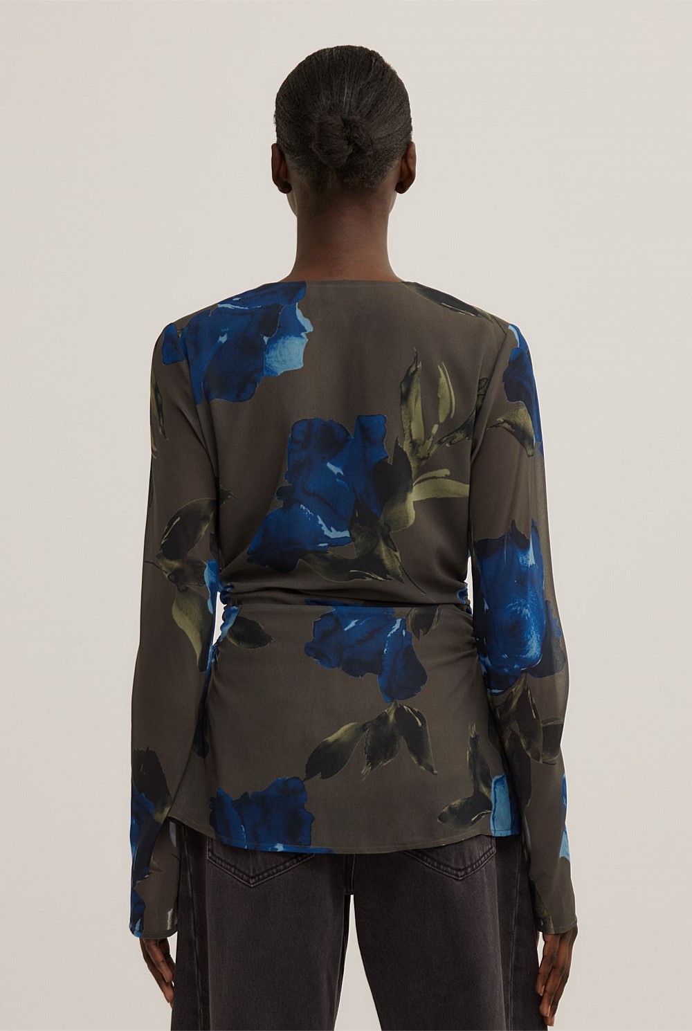 Sheer Wrap Shirt
