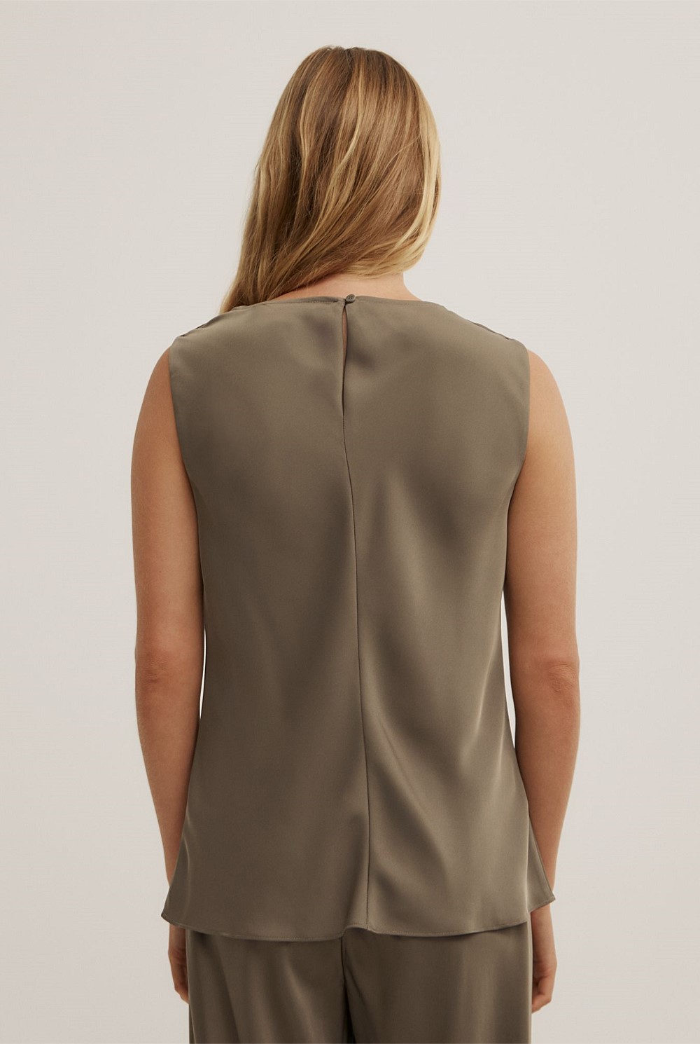 Soft Cowl Tank Top