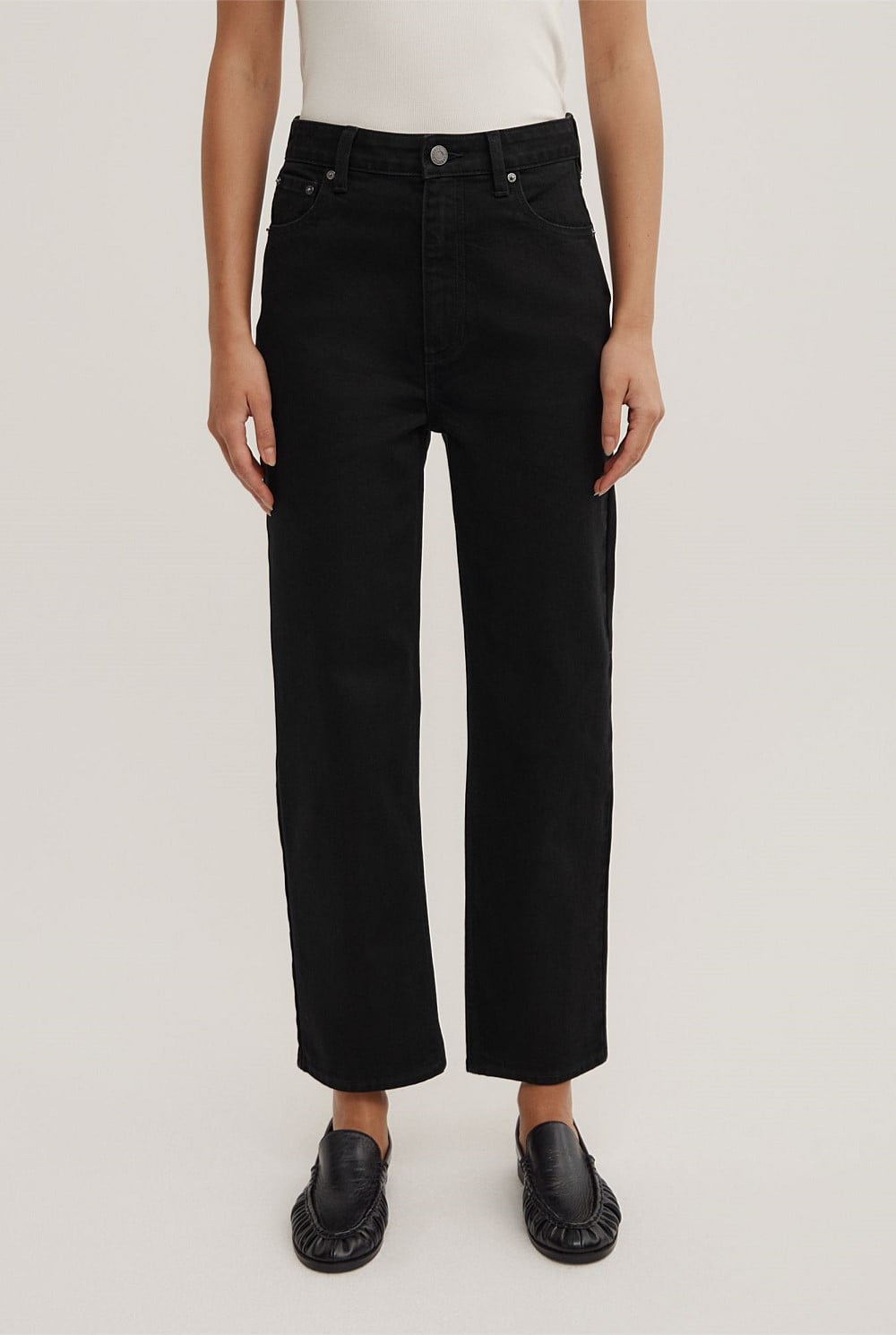 Straight Crop Jeans