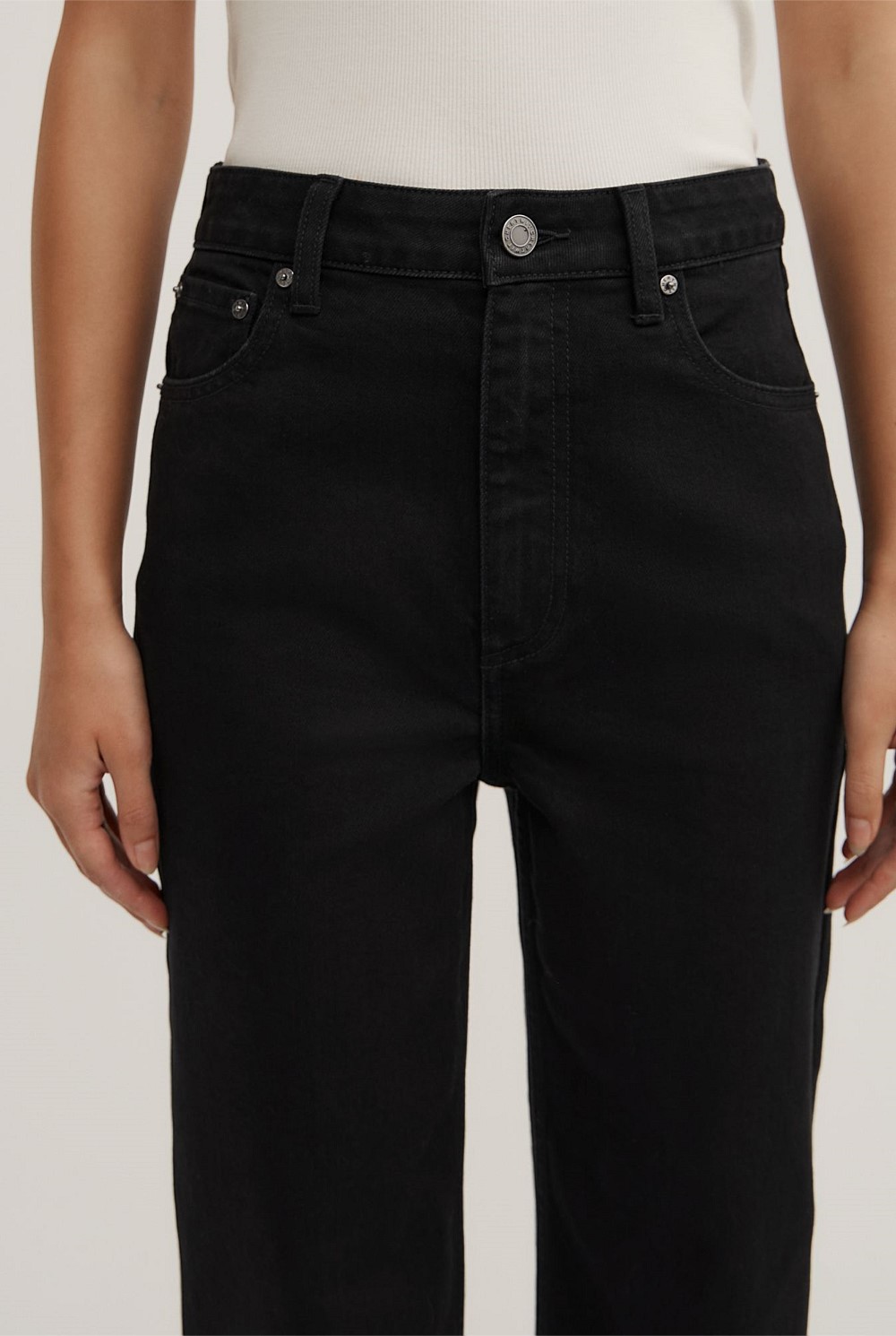 Straight Crop Jeans