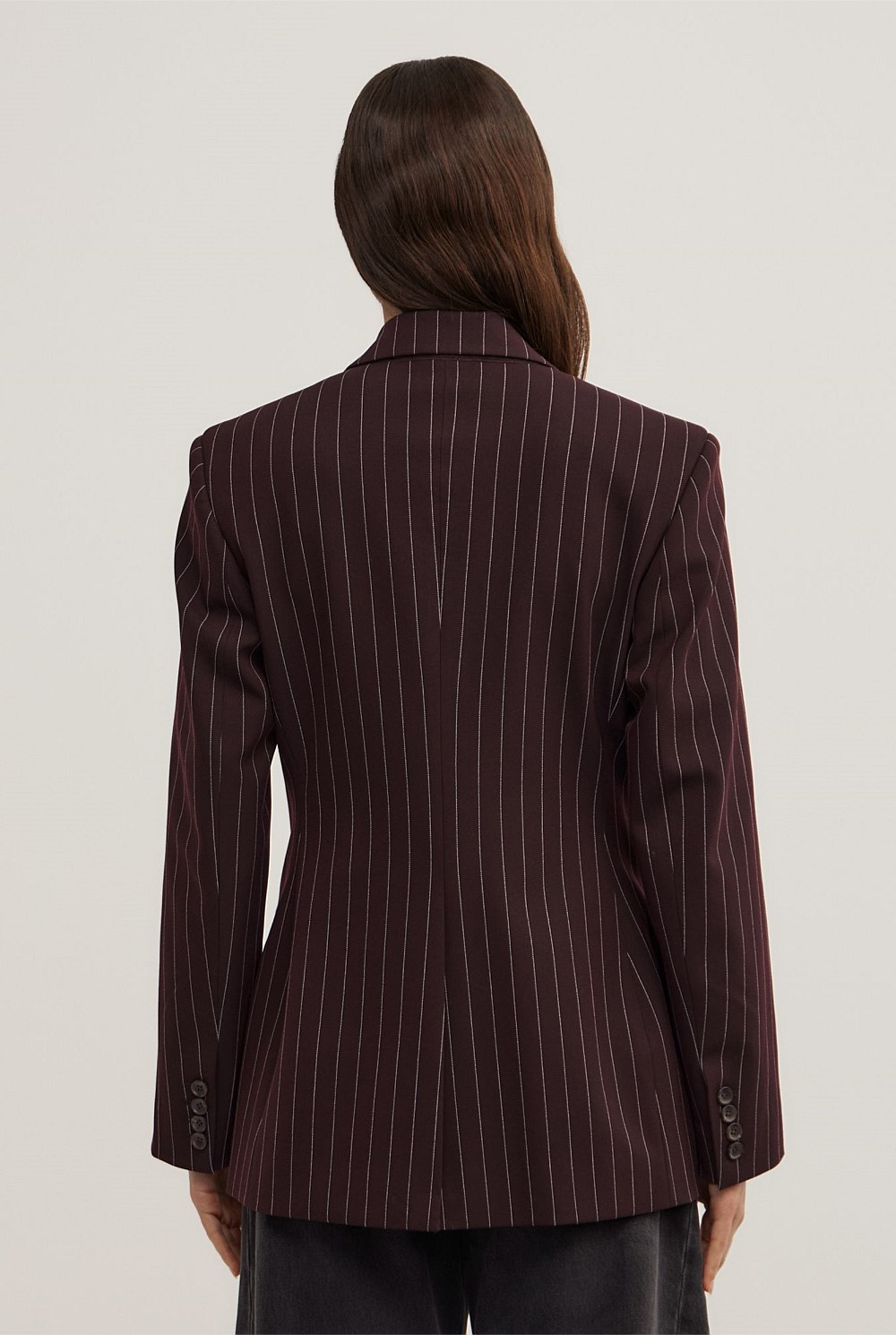 Pinstripe Blazer