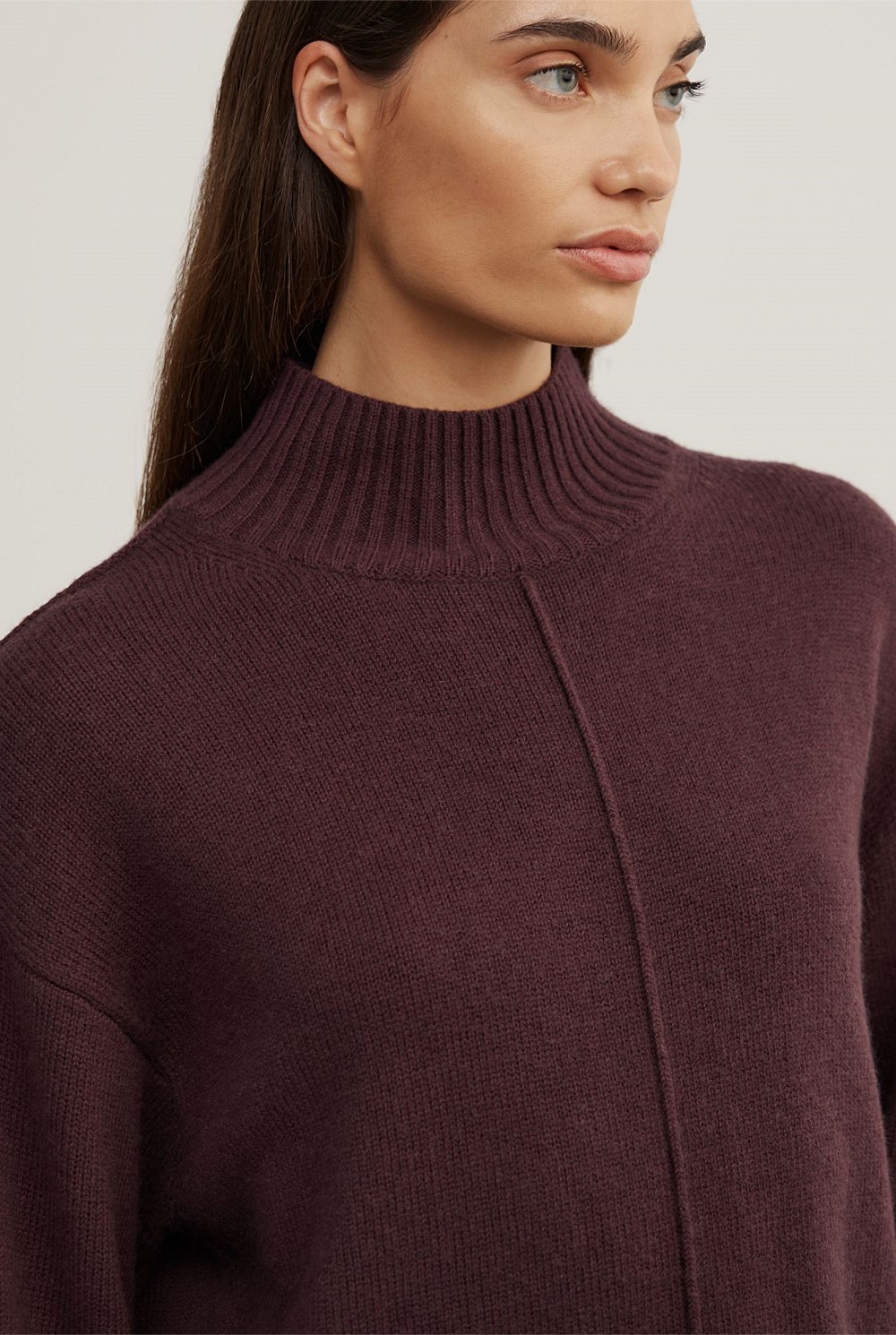 High Neck Knit