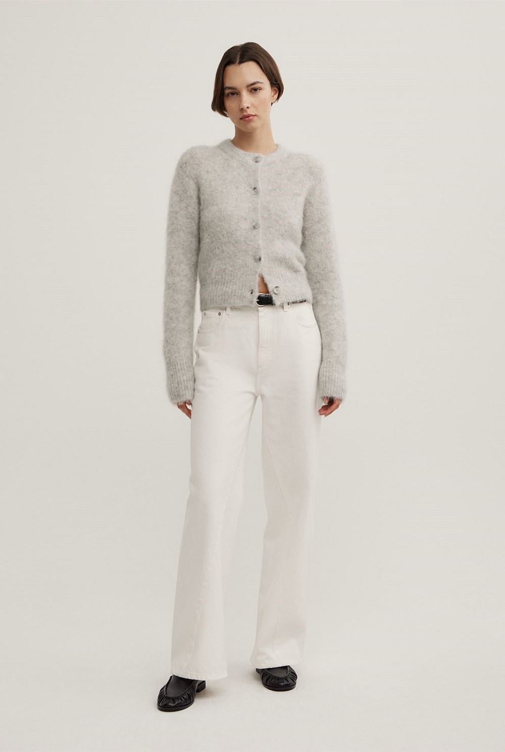 Fluffy Crew Cardigan