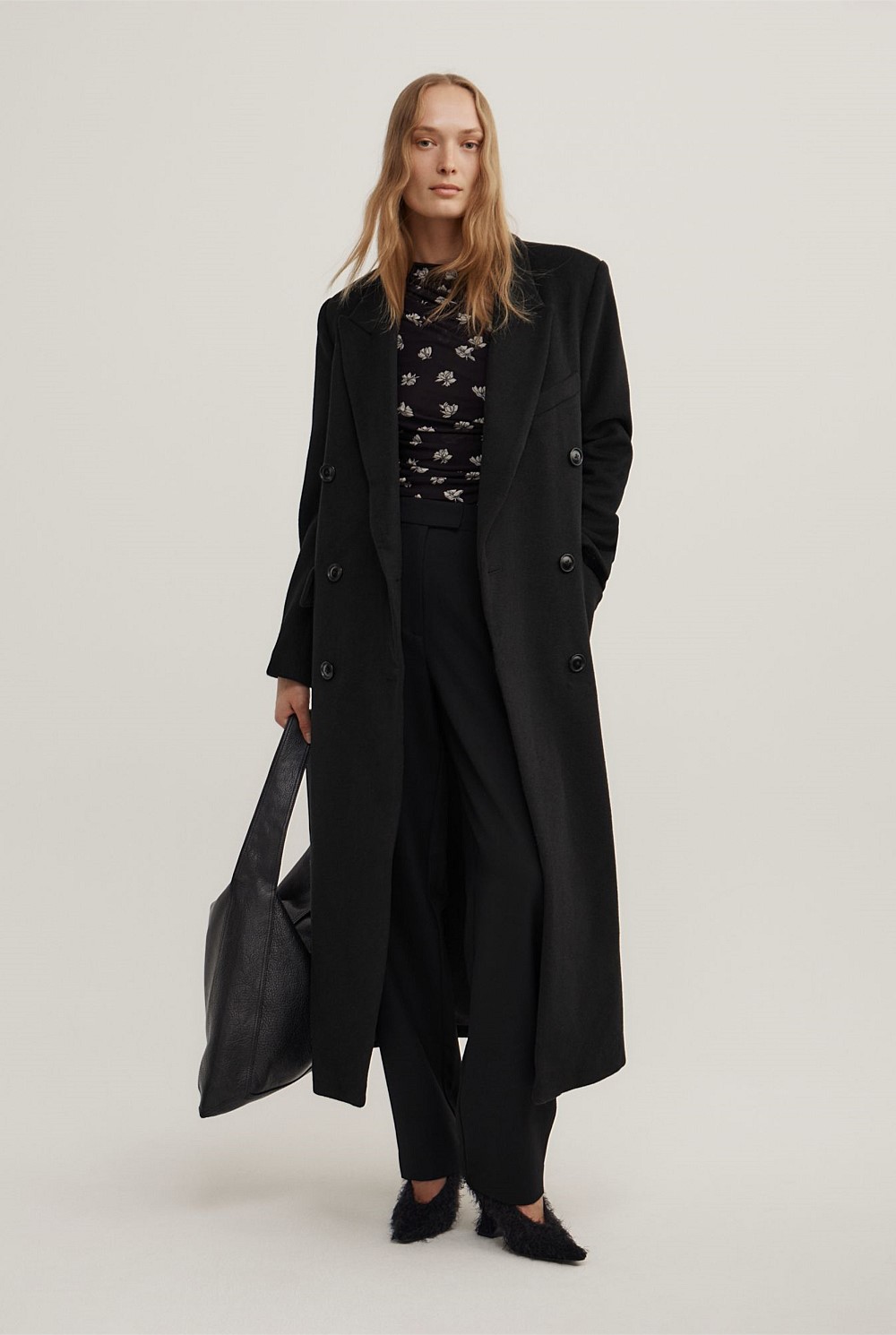 Mesh Drape Long Sleeve Top