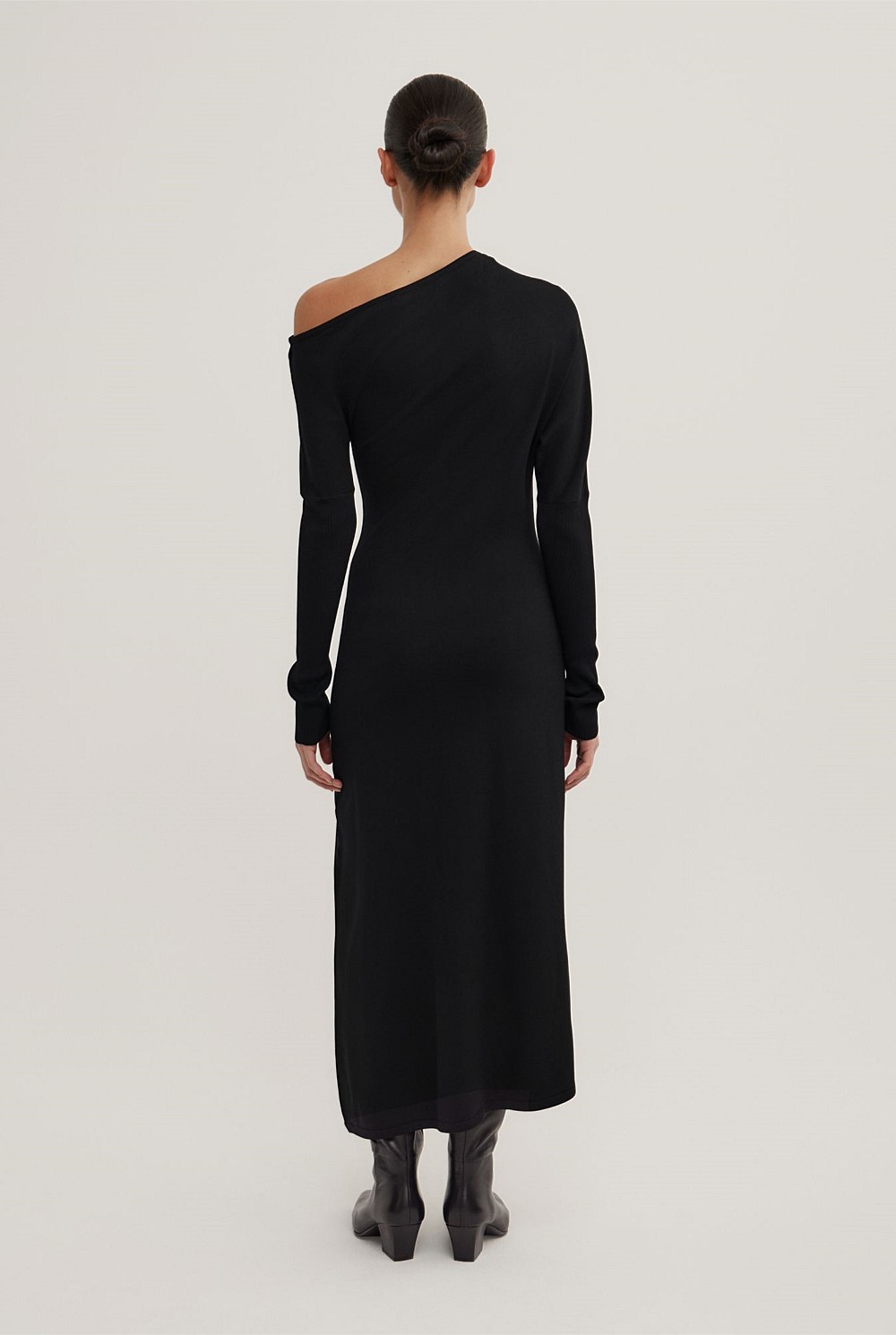 Off Shoulder Knit Dress