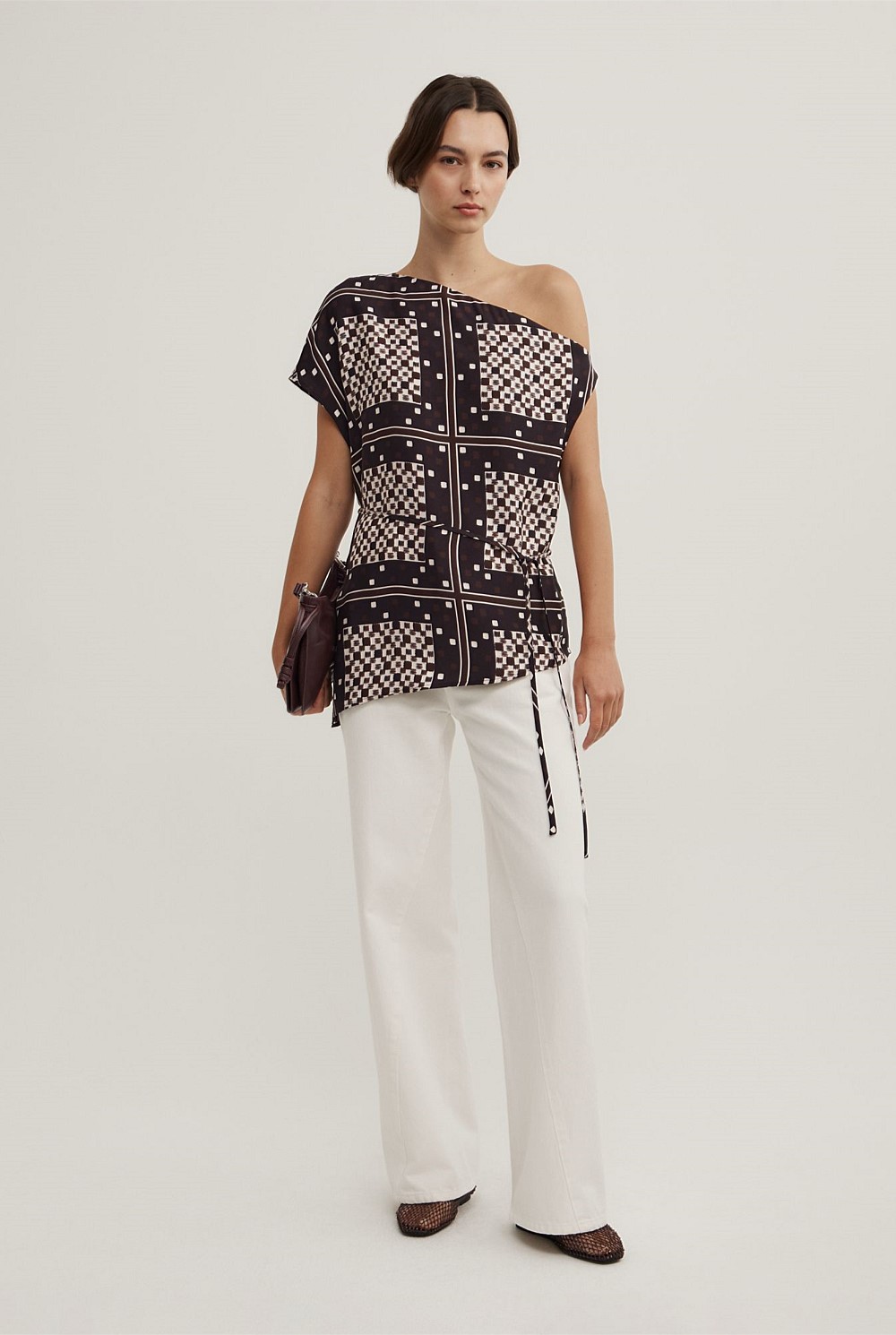 Tipped Shoulder Top