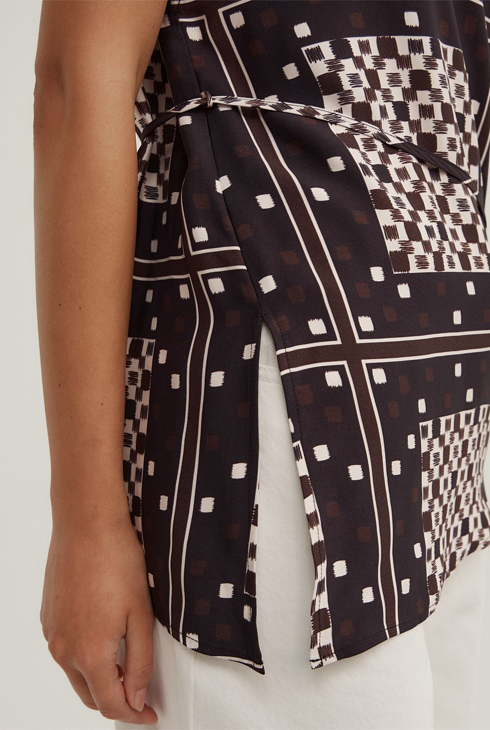 Tipped Shoulder Top
