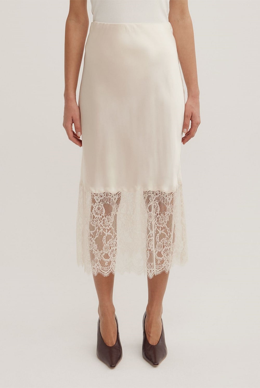 Lace Trim Skirt