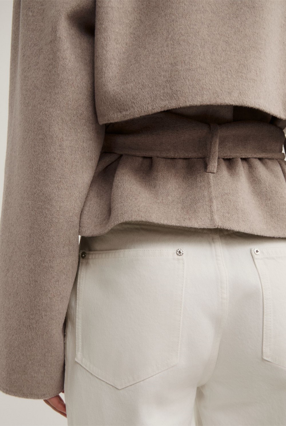 Cropped Trench Coat
