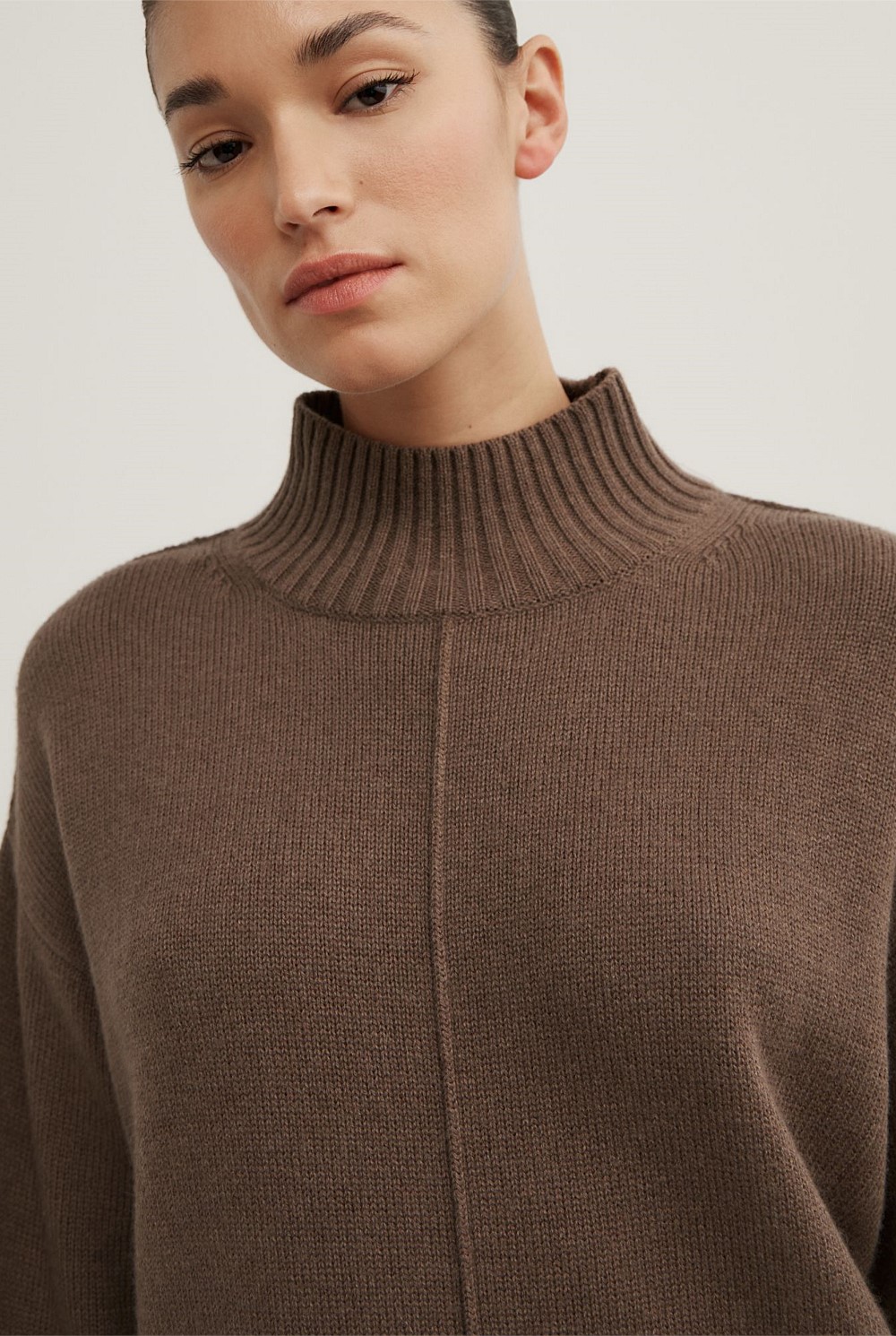 High Neck Knit