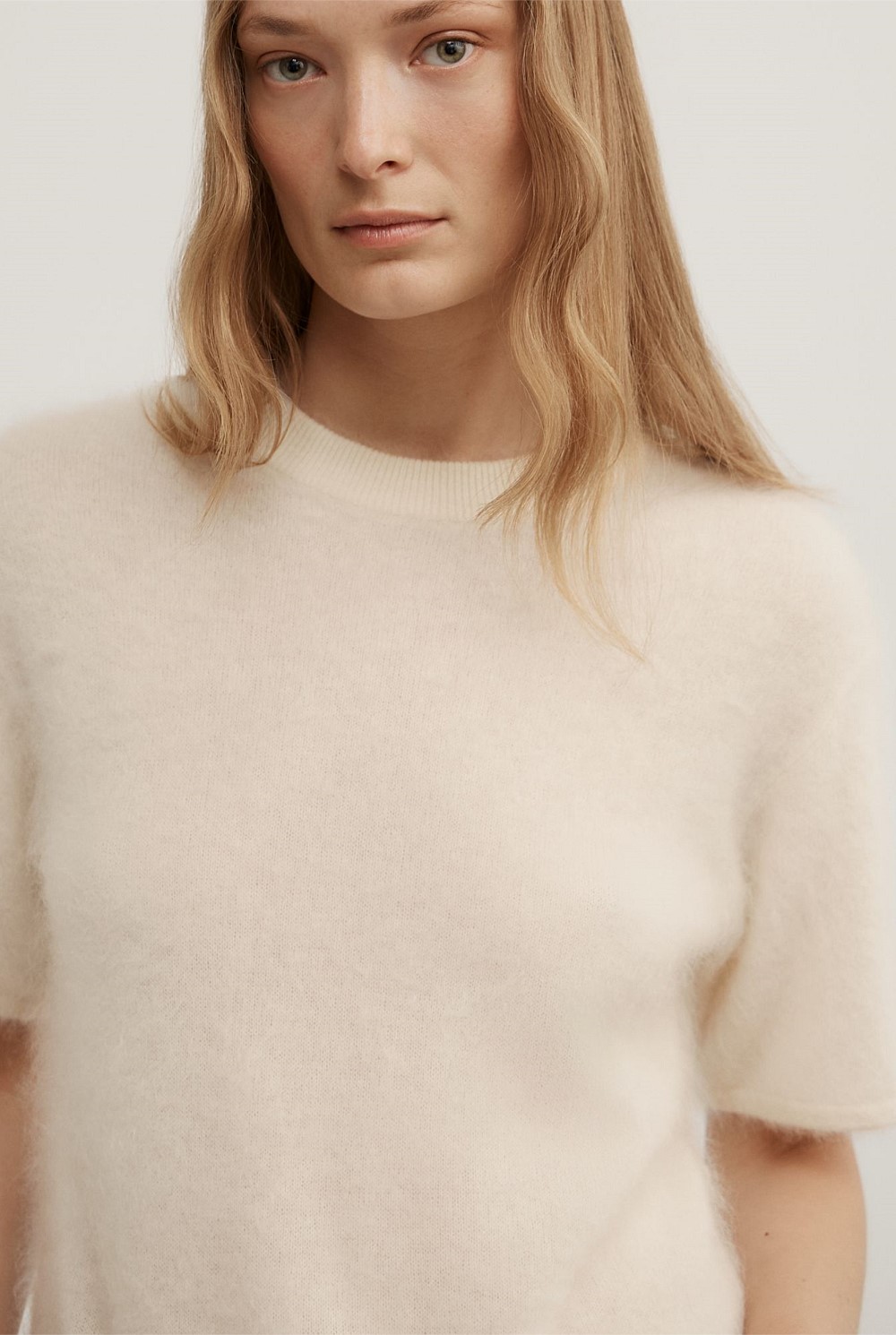 Cashmere Knit T-Shirt