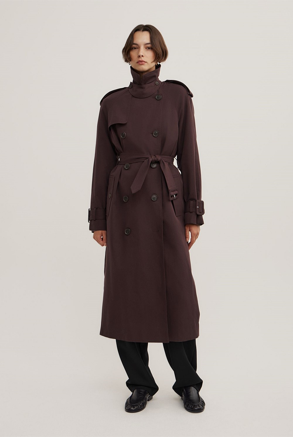 Longline Trench Coat