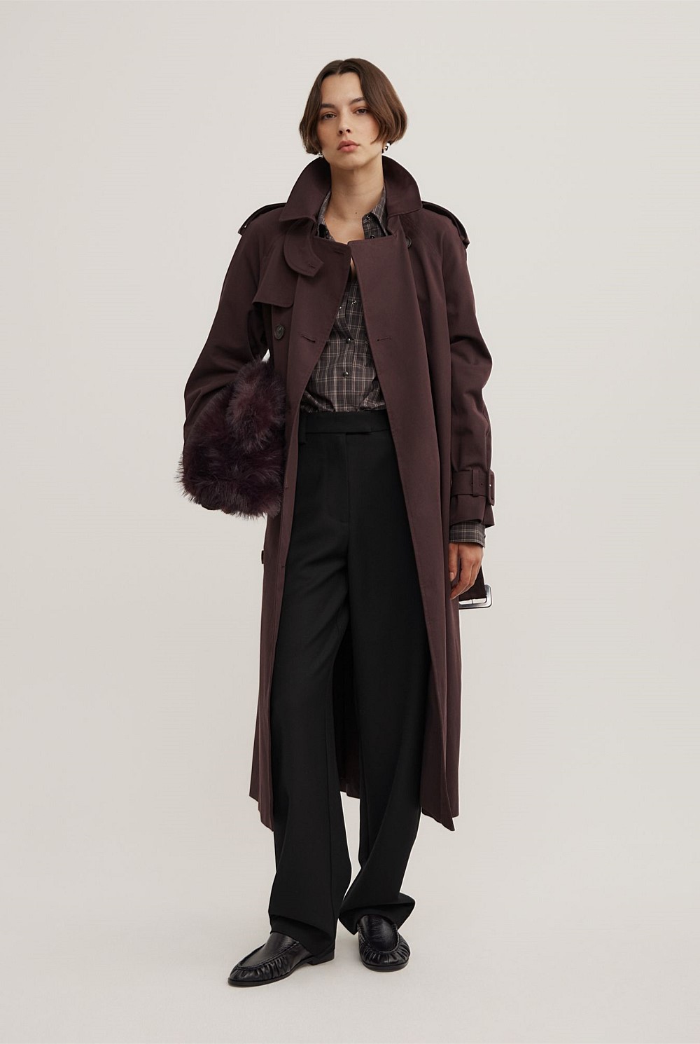 Longline Trench Coat
