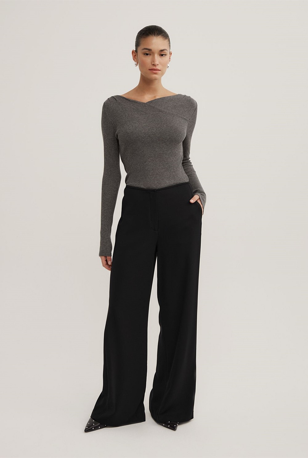 Fine Waistband Pants