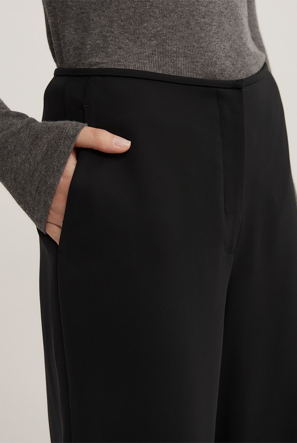 Fine Waistband Pants
