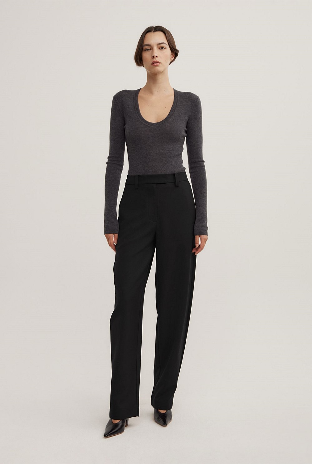 Merino Scoop Knit