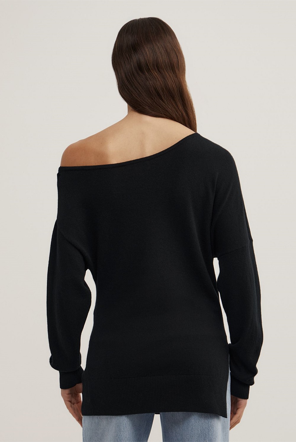 One Shoulder Knit