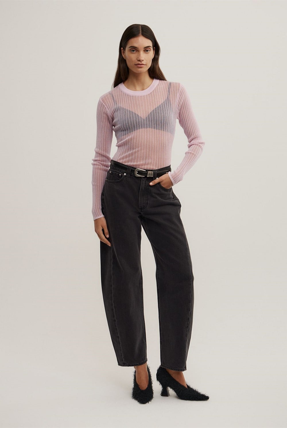 Variegated Rib Knit