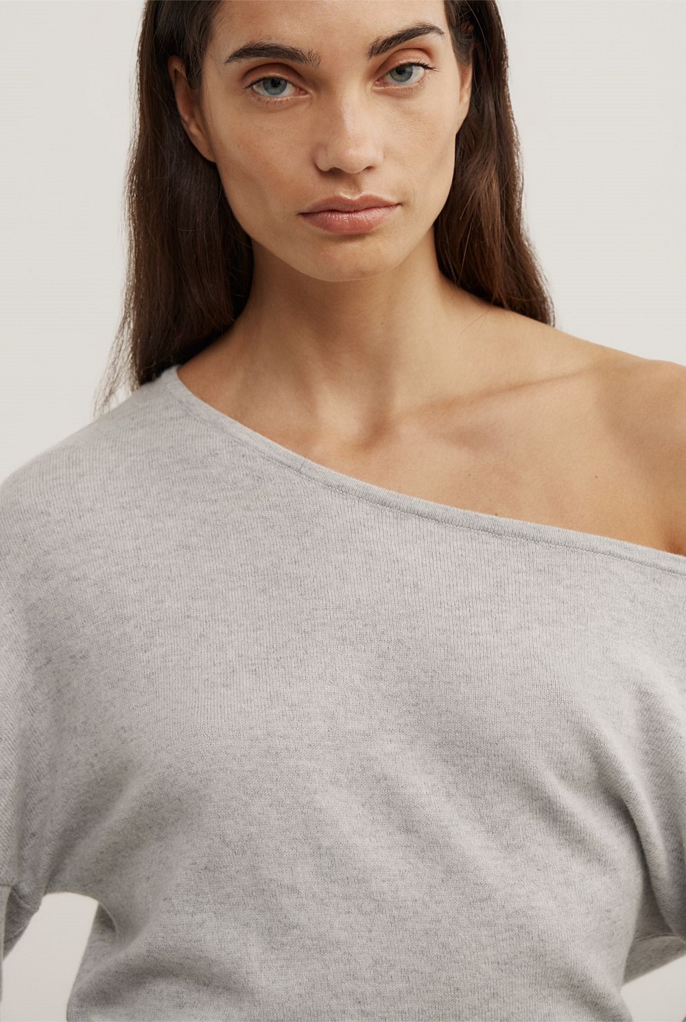 One Shoulder Knit