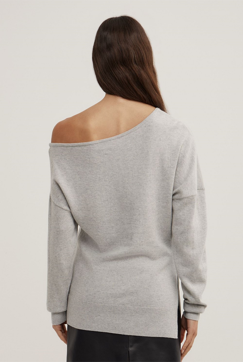 One Shoulder Knit