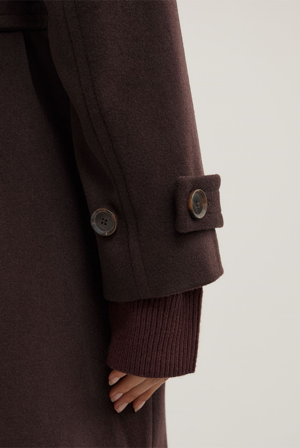 Funnel Neck Coat