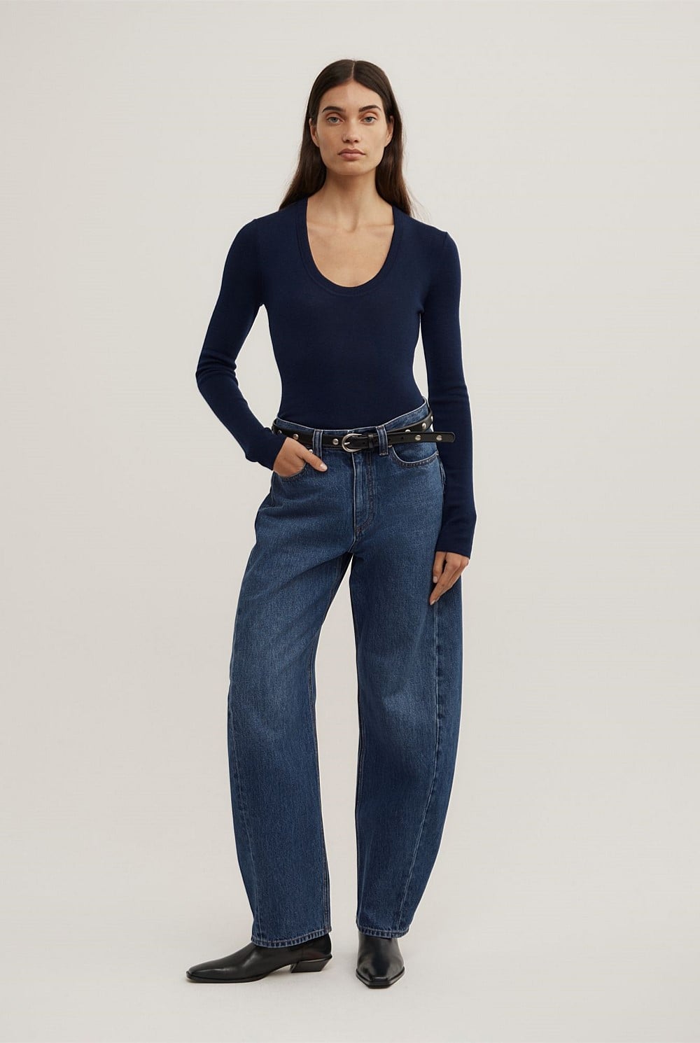 Merino Scoop Knit
