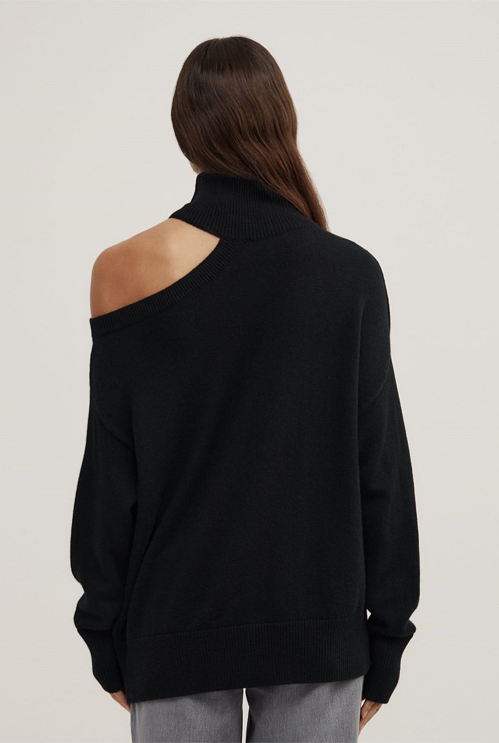 Exposed Shoulder Knit
