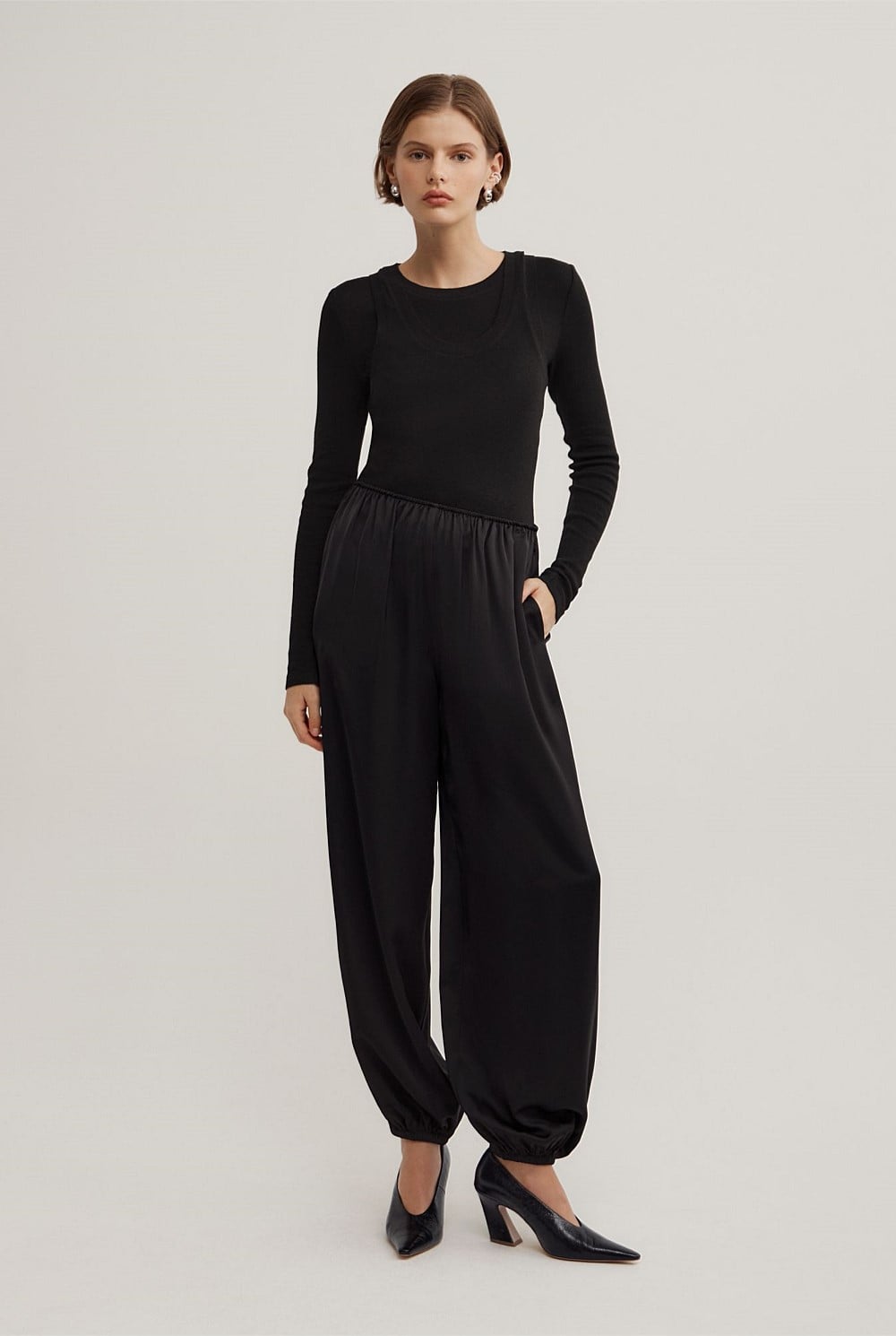 Long Sleeve Overlay Top