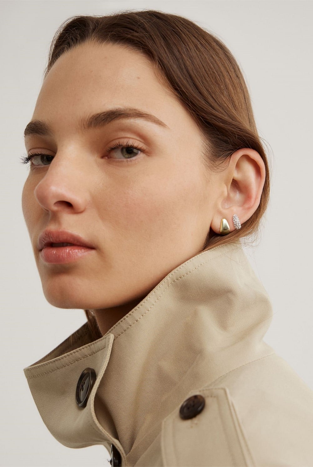 Hayley Huggie Earring Set