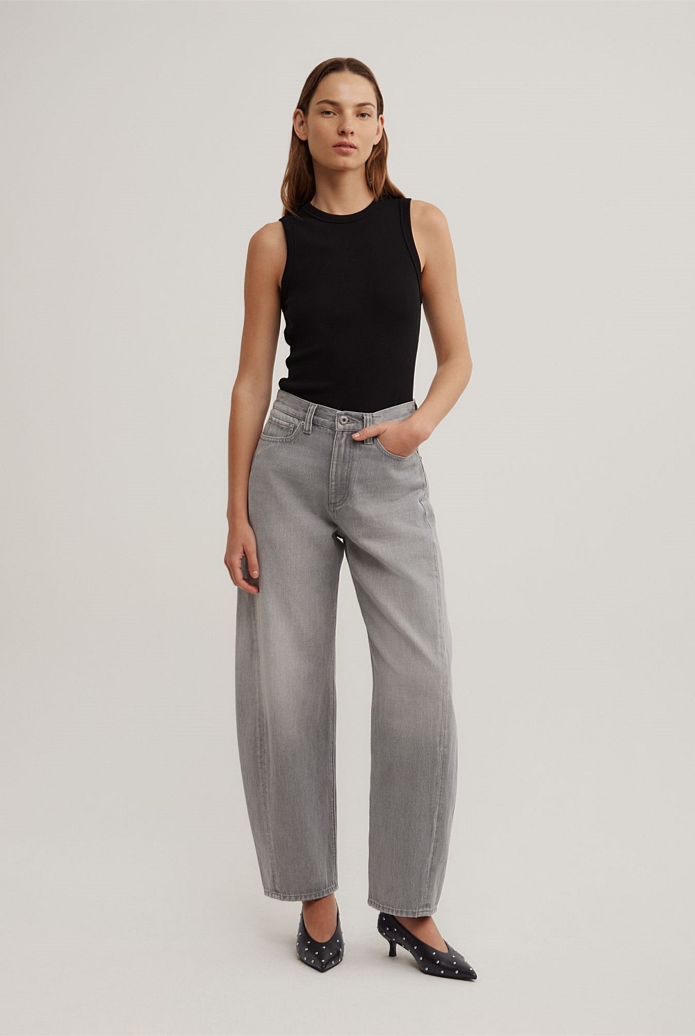 Barrel Leg Jeans