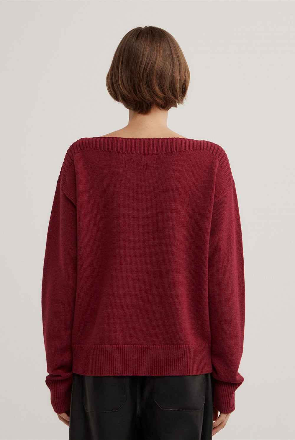 Boat Neck Knit