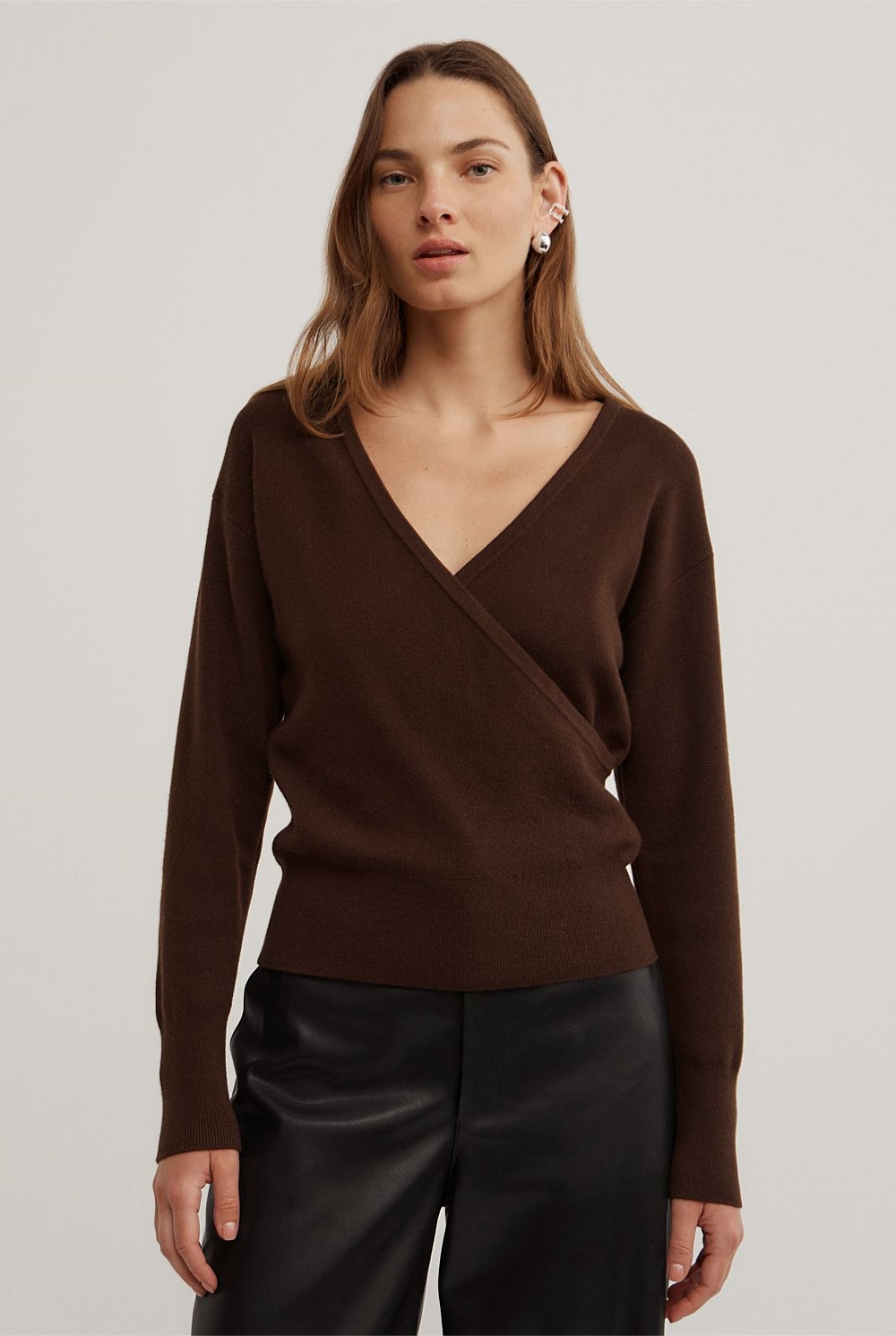 Wrap Front Knit