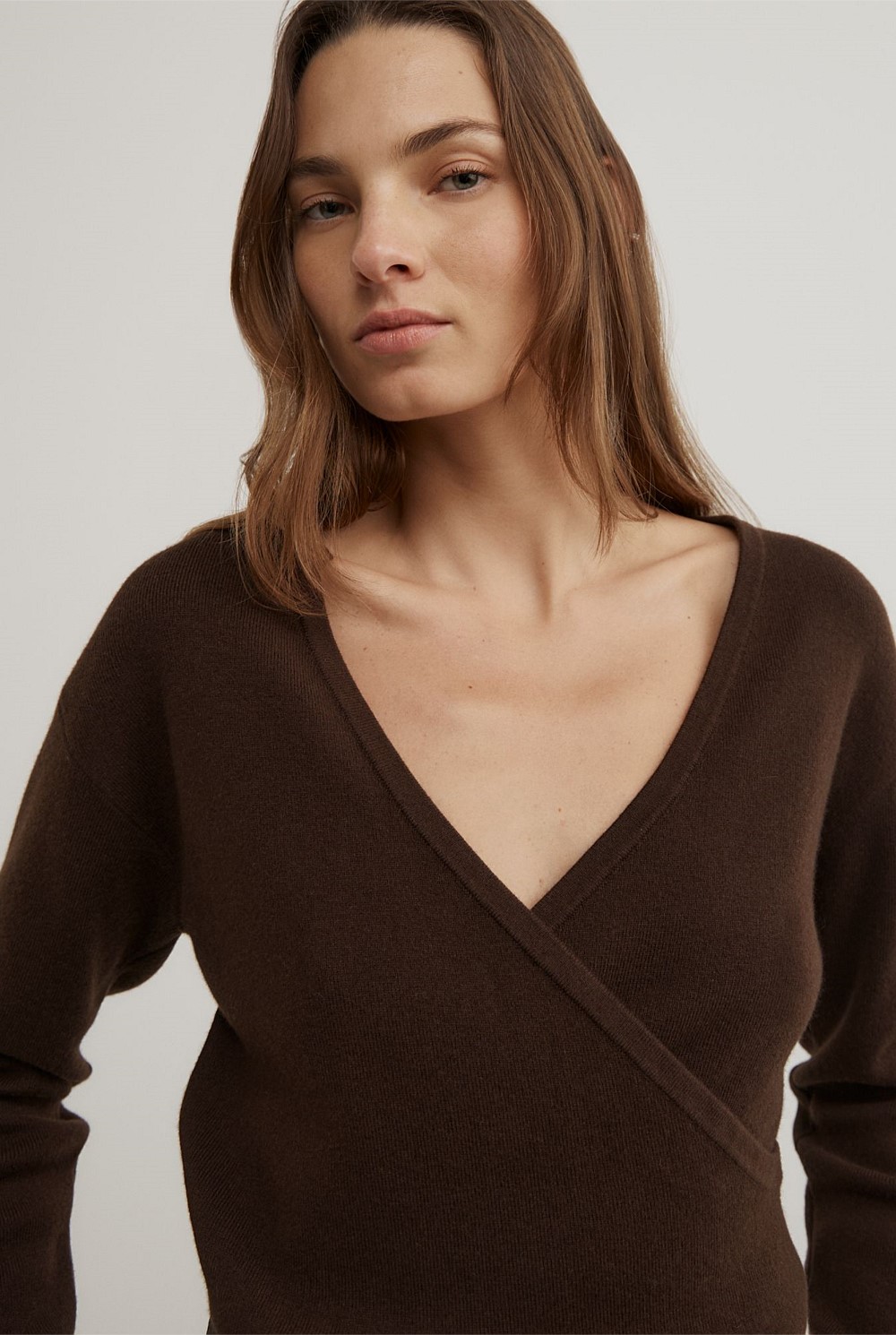 Wrap Front Knit