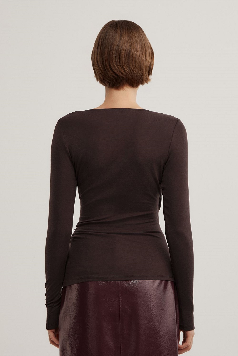 Wrap Jersey Top