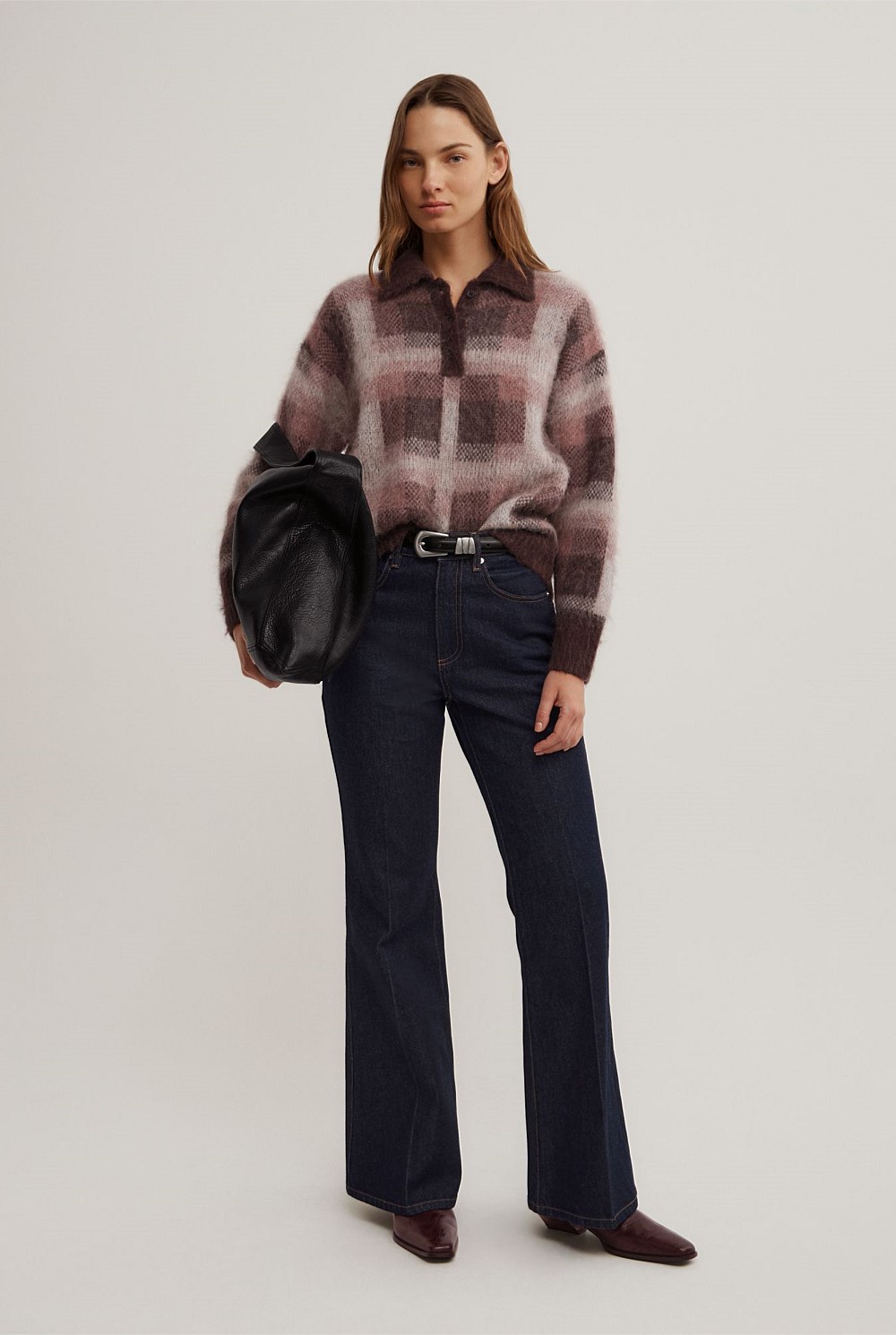 Check Polo Knit