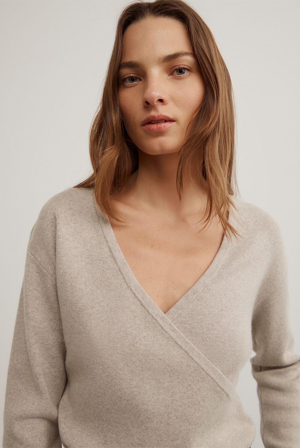 Wrap Front Knit