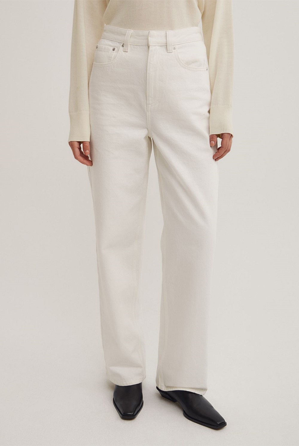 Tailored High Rise Jeans